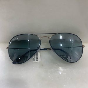 Ray Ban Aviator sunglasses navy and copper